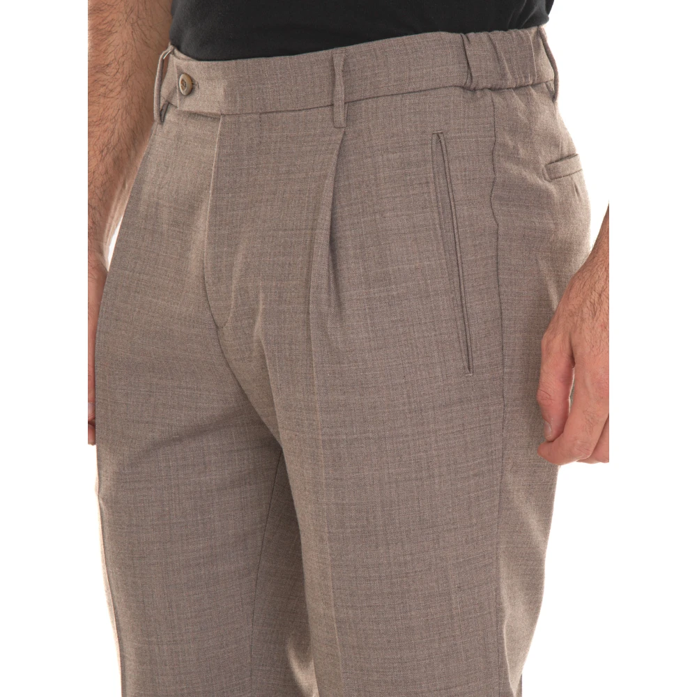 Berwich Retroelax Chino Broek Brown Heren