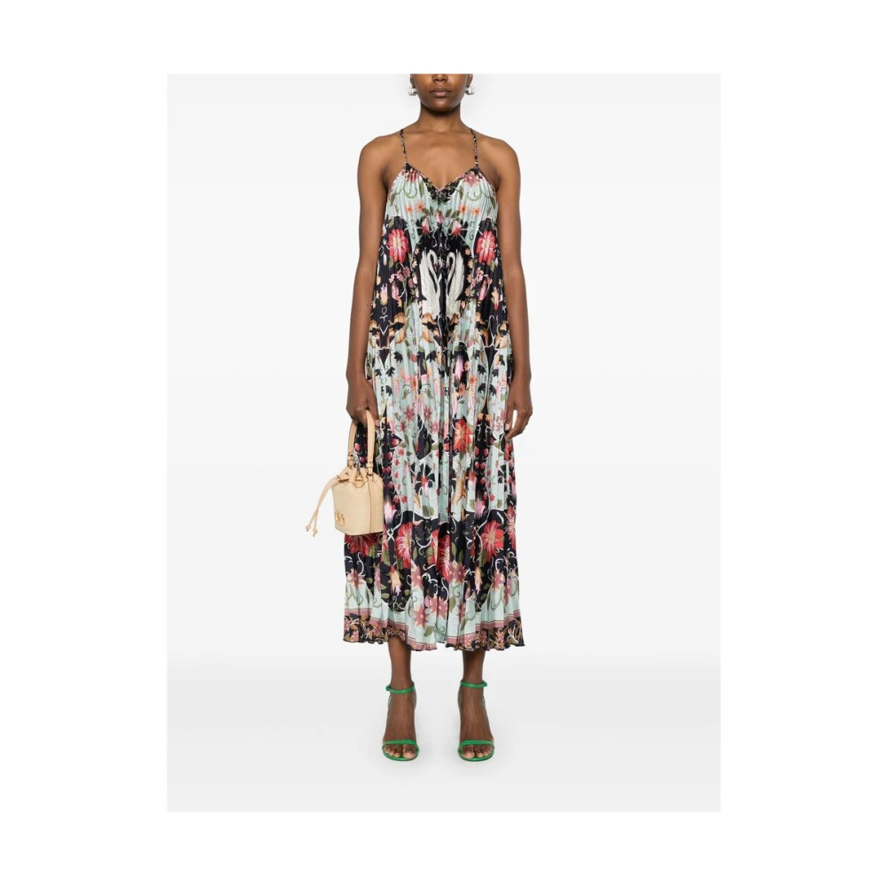 Farm Rio Botanische Print Halterjurk Multicolor Dames