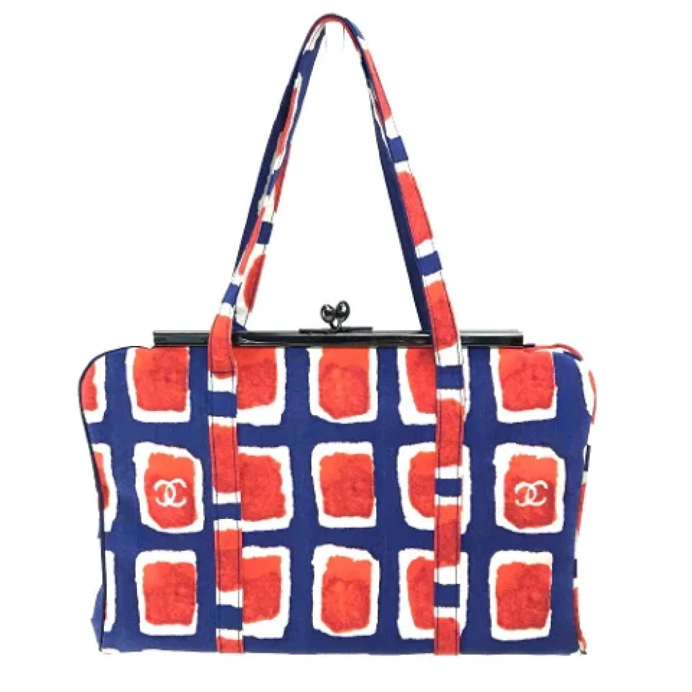 Chanel Vintage Pre-owned Cotton chanel-bags Multicolor Dames