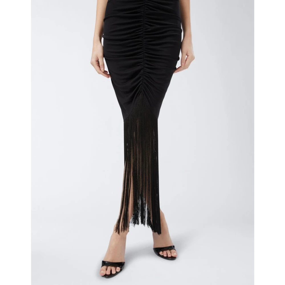 Andamane Zwarte Elegante Jurk Black Dames
