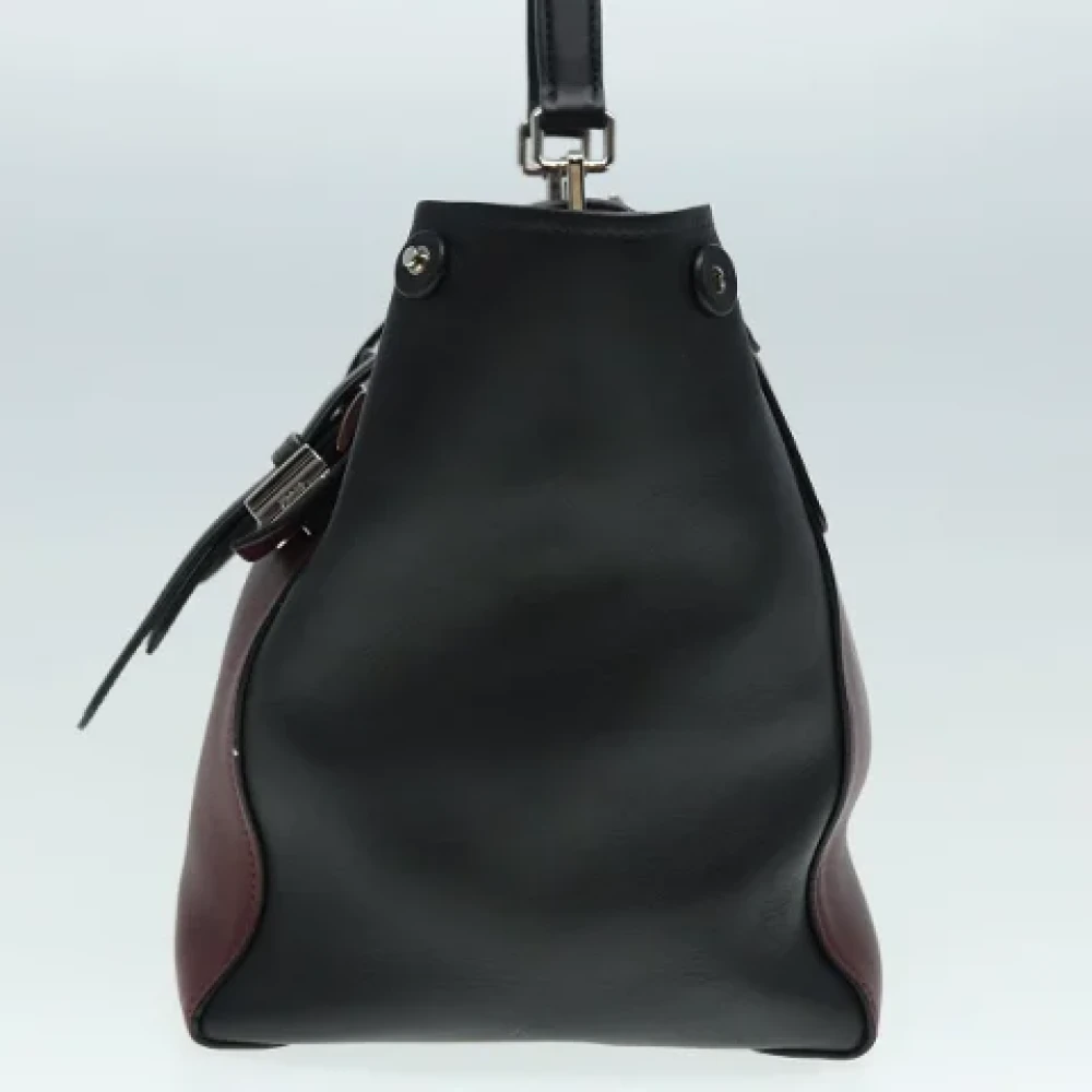 Prada Vintage Pre-owned Leather handbags Red Dames