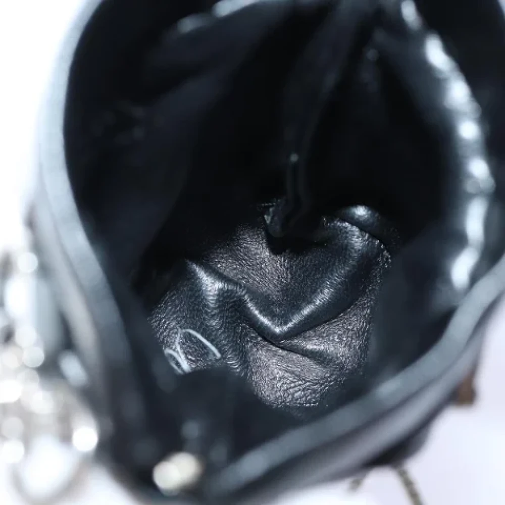 Prada Vintage Pre-owned Leather prada-bags Black Dames