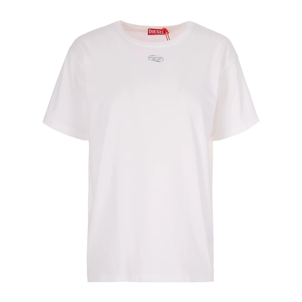 Diesel White T-Normy-Od-S1 T-Shirt - Female - T-Shirts - S - Tops