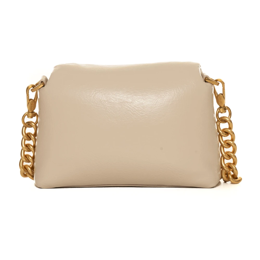 Liu Jo Mini Tas met Klep Sluiting White Dames