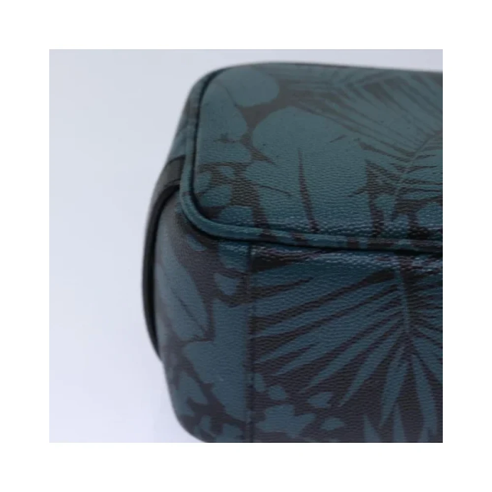 Saint Laurent Vintage Pre-owned Plastic pouches Blue Dames