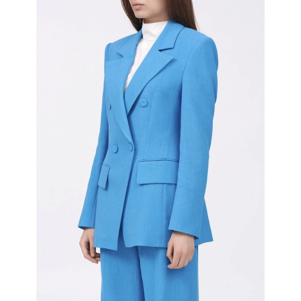 RIANI Blauw getailleerd jasje met dubbele knoopsluiting Blue Dames