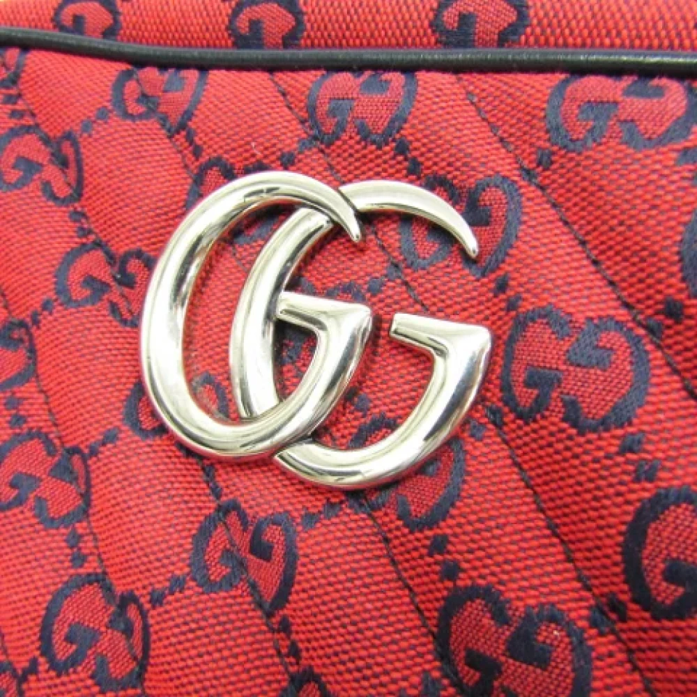 Gucci Vintage Pre-owned Fabric gucci-bags Red Dames