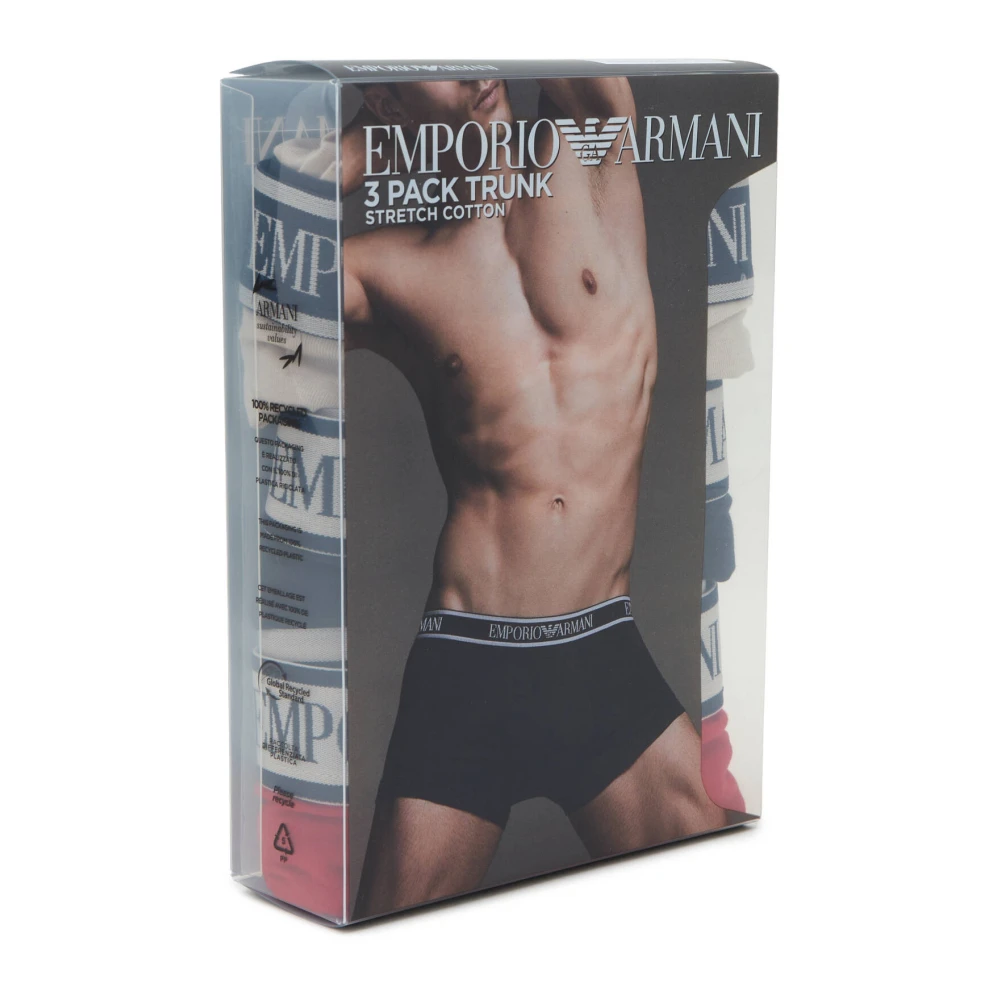 Emporio Armani Heren Boxershorts Lente Zomer Collectie Multicolor Heren
