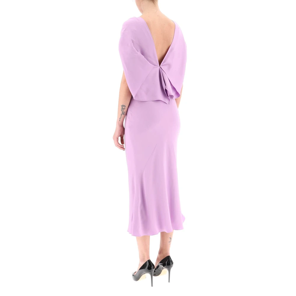 Roland Mouret Midi Dresses Purple Dames