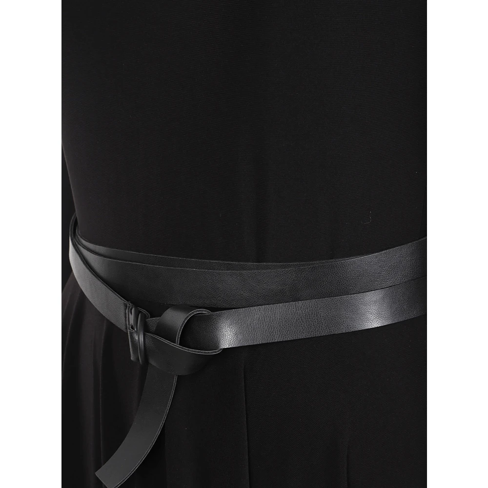 Norma Kamali Zwarte jurken met polyester en spandex Black Dames