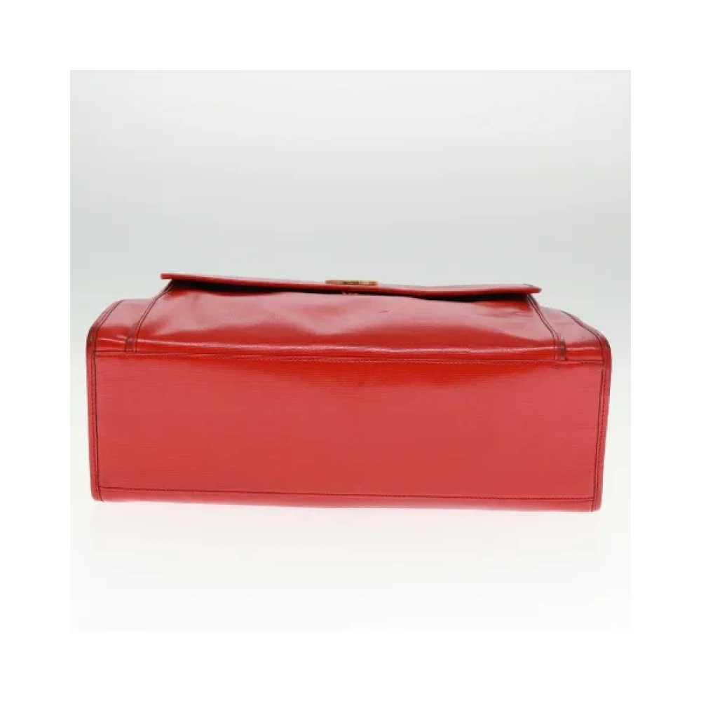 Celine Vintage Pre-owned Leather celine-bags Red Dames