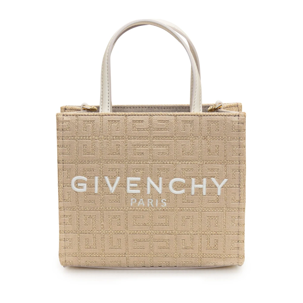 Givenchy Mini G Tote Tas Beige Dames