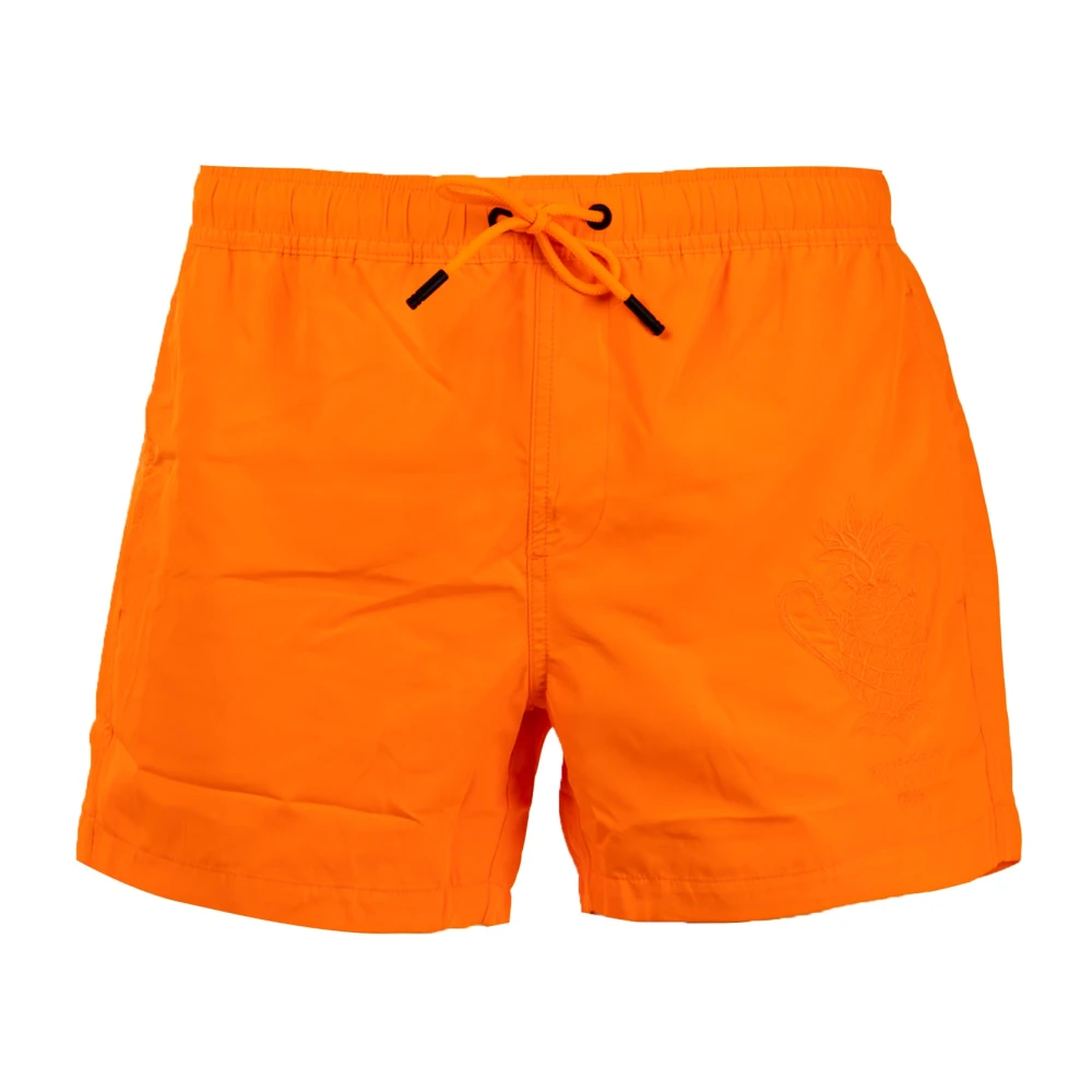 Bikkembergs Trendy Zomer Boxershorts voor Mannen Orange Heren