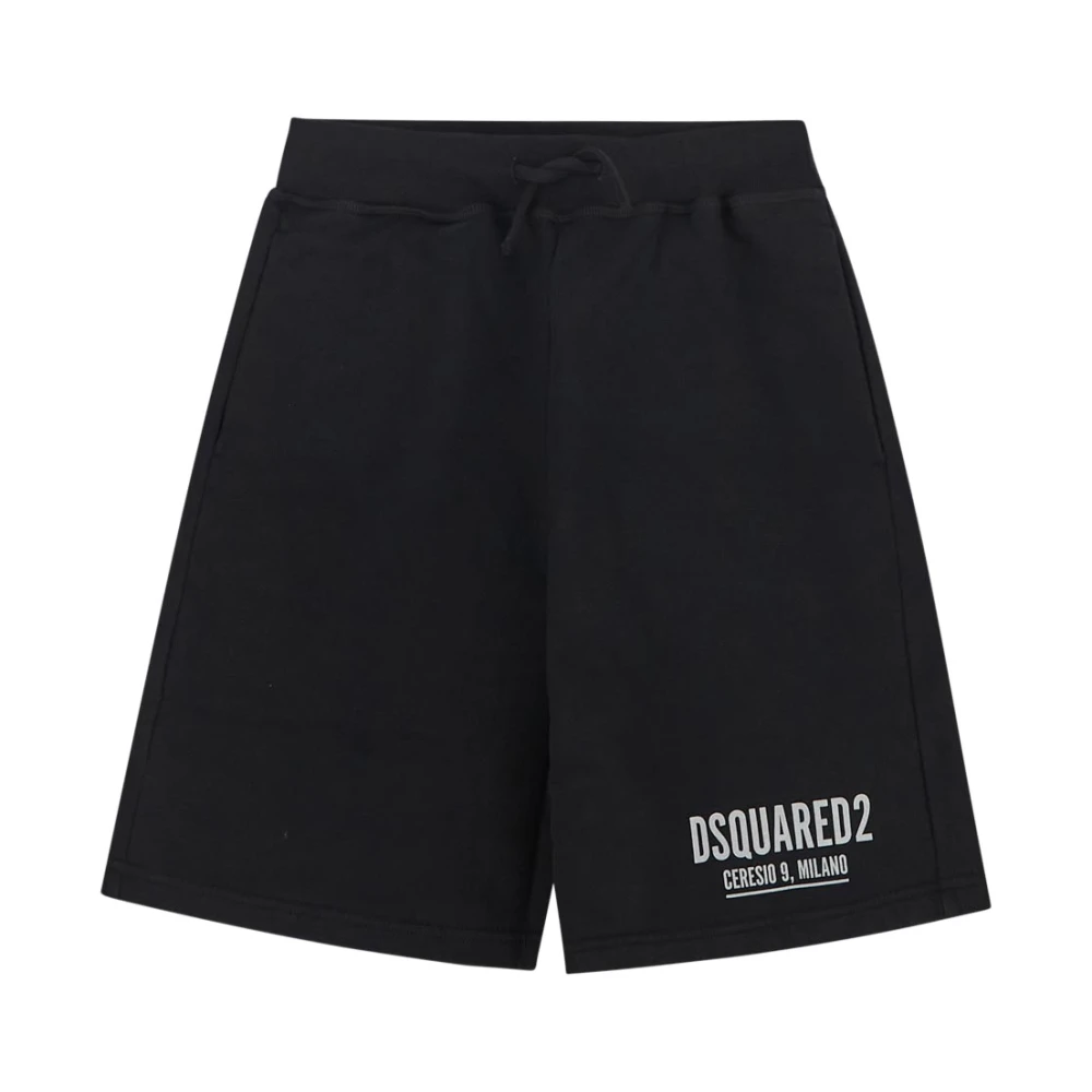 Dsquared2 Svart Crepe Rygglös Klänning Black, Pojke