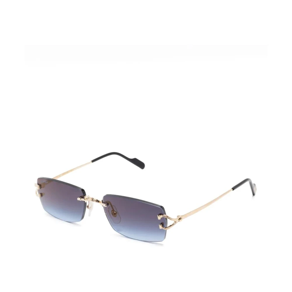 Cartier Yellow Sunglasses, Male, 56 Mm, Ct0550s 002 Sunglasses