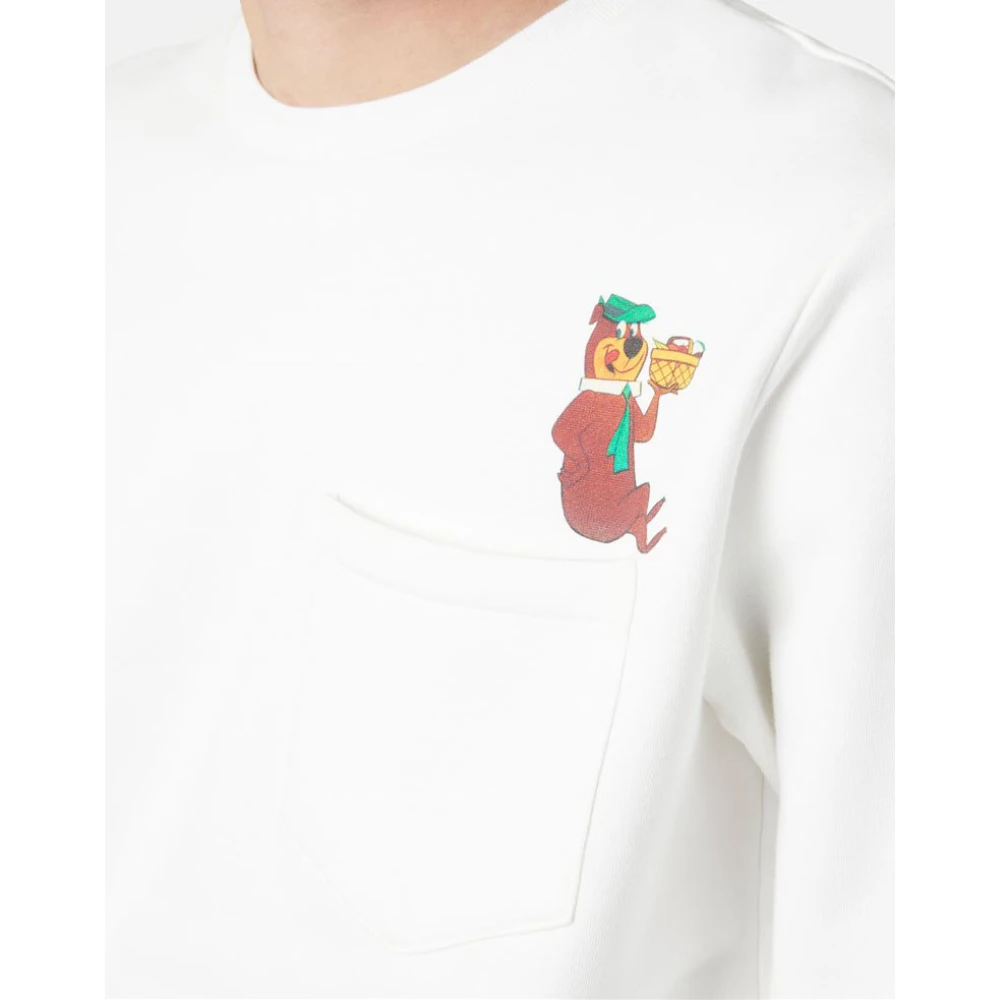 Iceberg Sweatshirt met Yogi-print Beige Heren