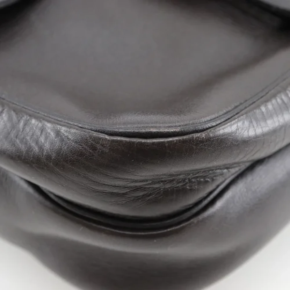 Louis Vuitton Vintage Pre-owned Leather crossbody-bags Brown Heren