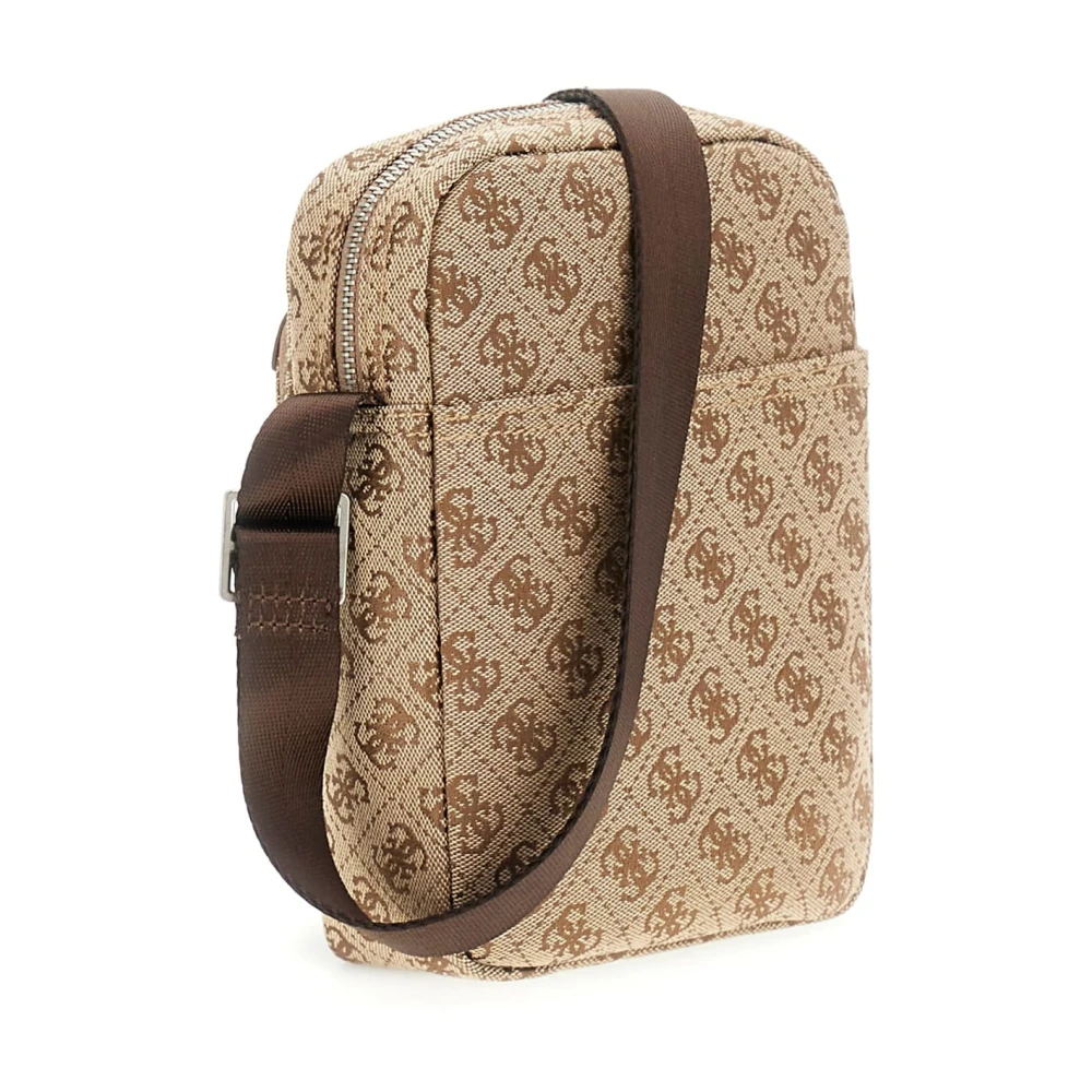 Guess Compact Beige Bruine Rugzak Milano Stijl Brown Dames