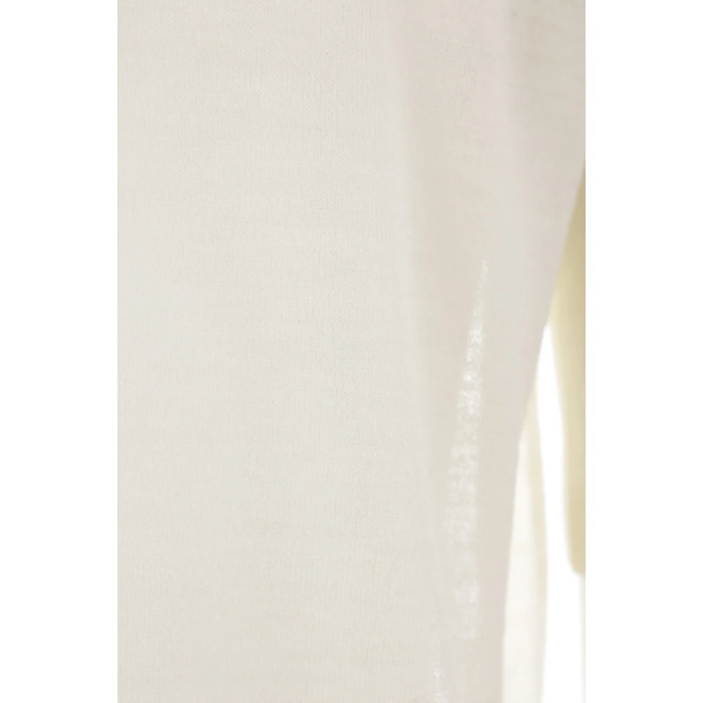 Auralee Zachte Lijn Ivoor T-shirt Korte Mouw White Heren