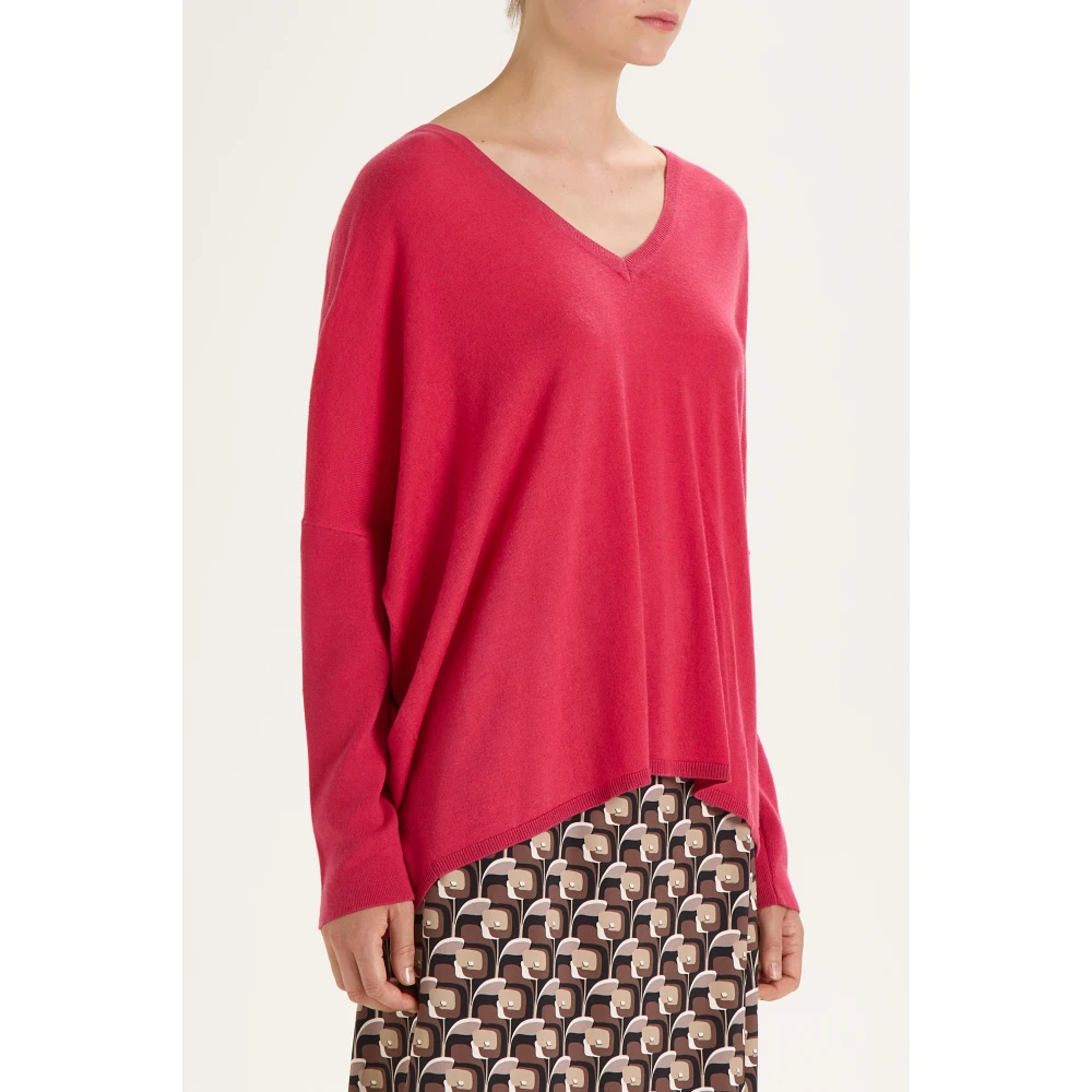 Maliparmi Zachte Trui Pink Dames