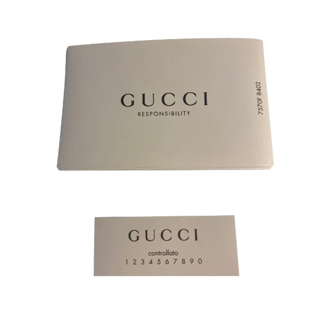 Gucci Vintage Pre-owned Suede gucci-bags Beige Dames