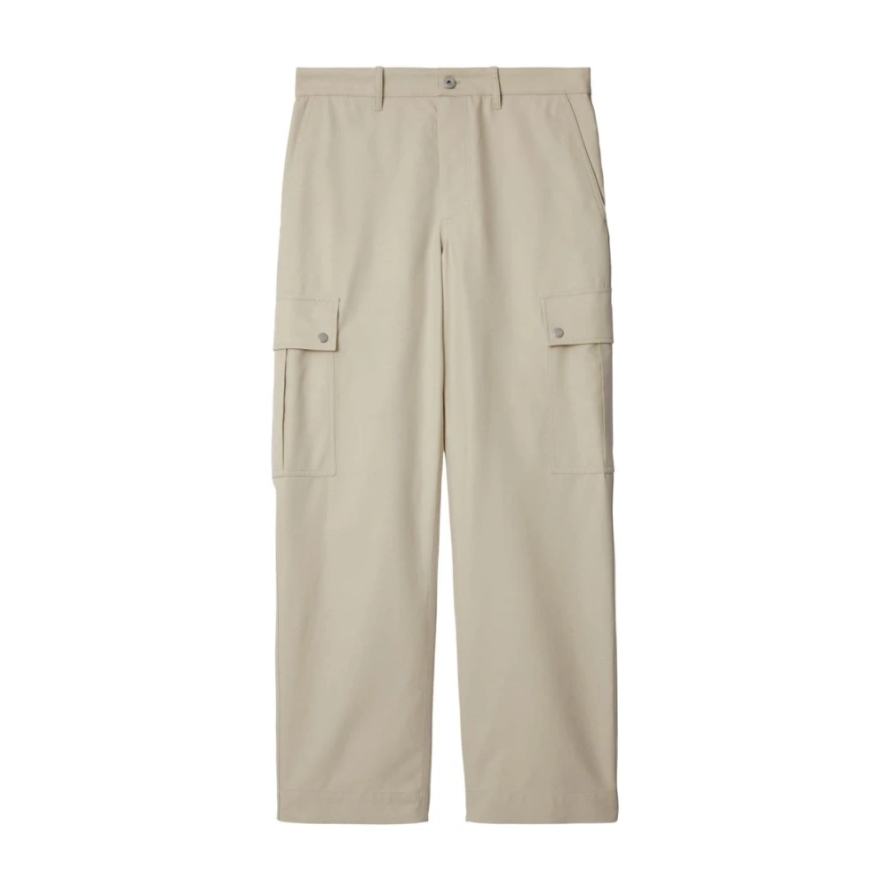Burberry Grijze Broek voor Mannen Aw24 Gray Heren