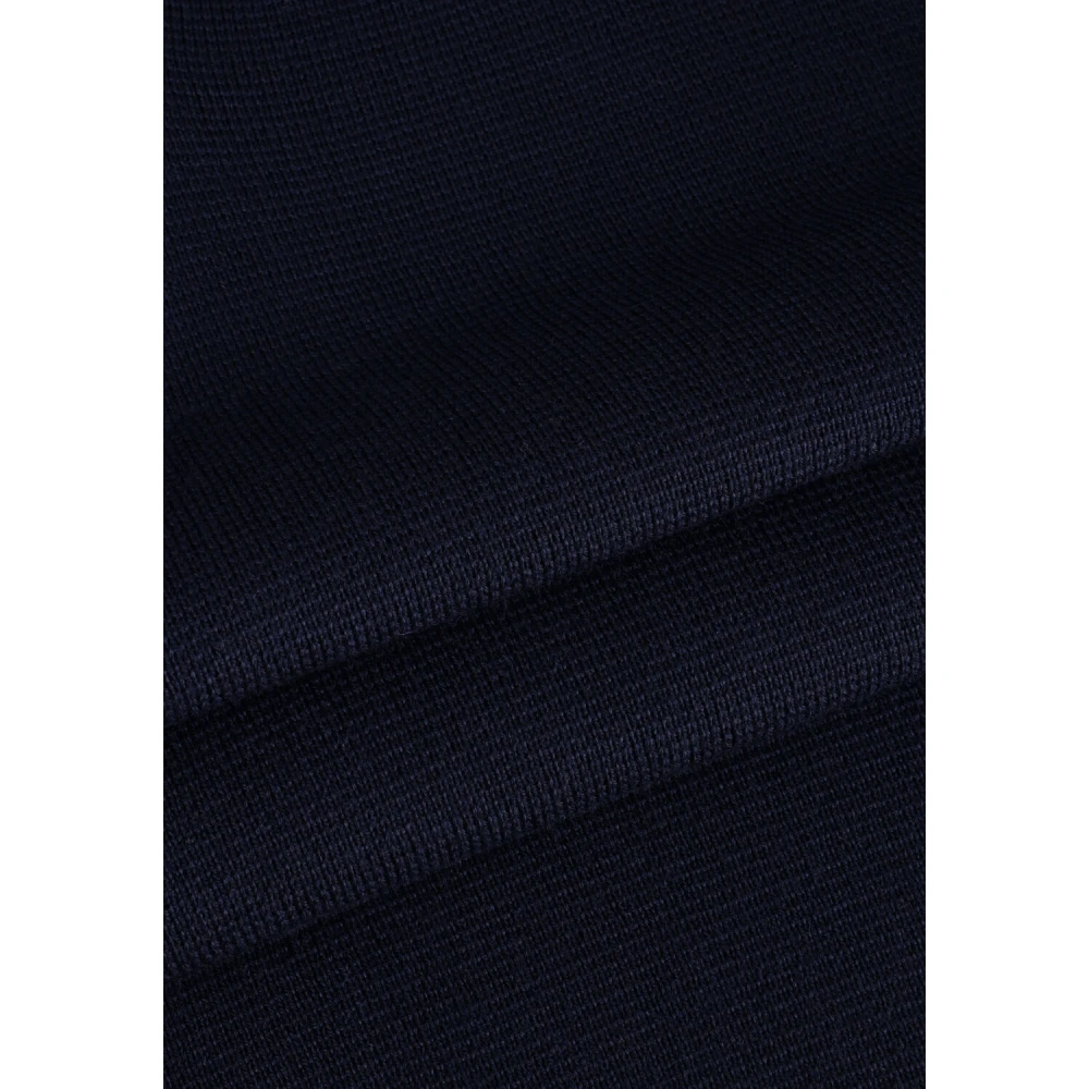 The GoodPeople Blauwe Half Zip Sweater Kamark Blue Heren