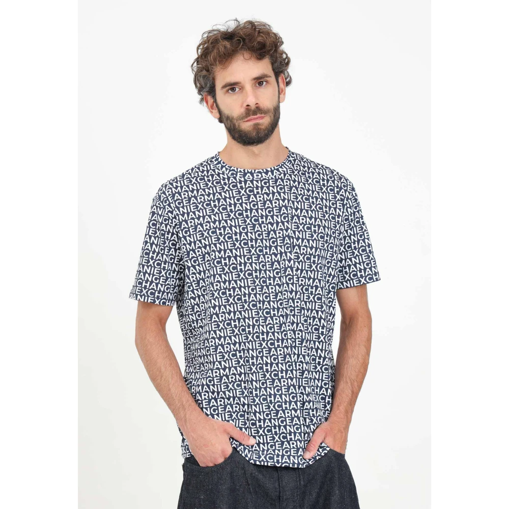 Armani Exchange Regular fit T-shirt White Heren