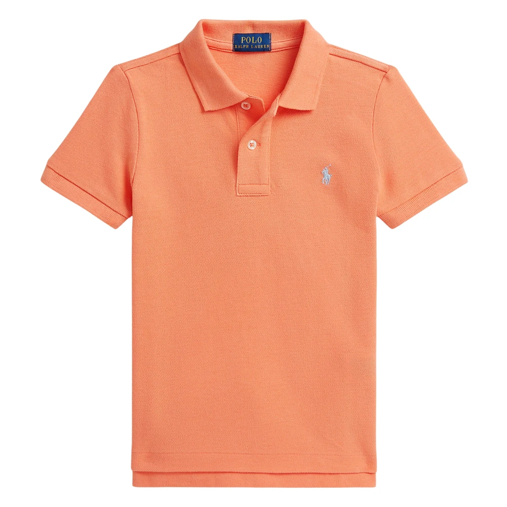 Ralph Lauren Boys Orange Logo Polo Shirt
