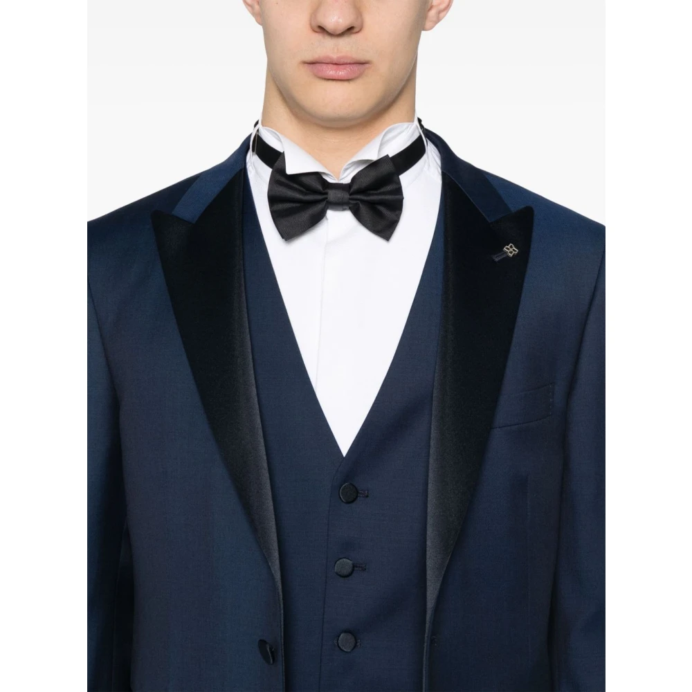Tagliatore Jurken Blauw Blue Heren