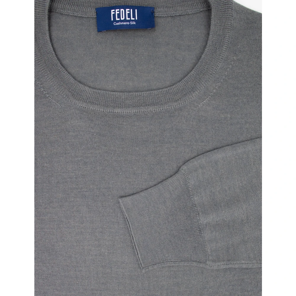 Fedeli Knitwear Gray Heren