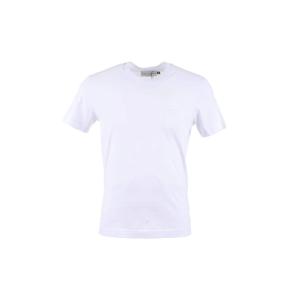 Dolce & Gabbana Heren korte mouw mode T-shirt White Heren