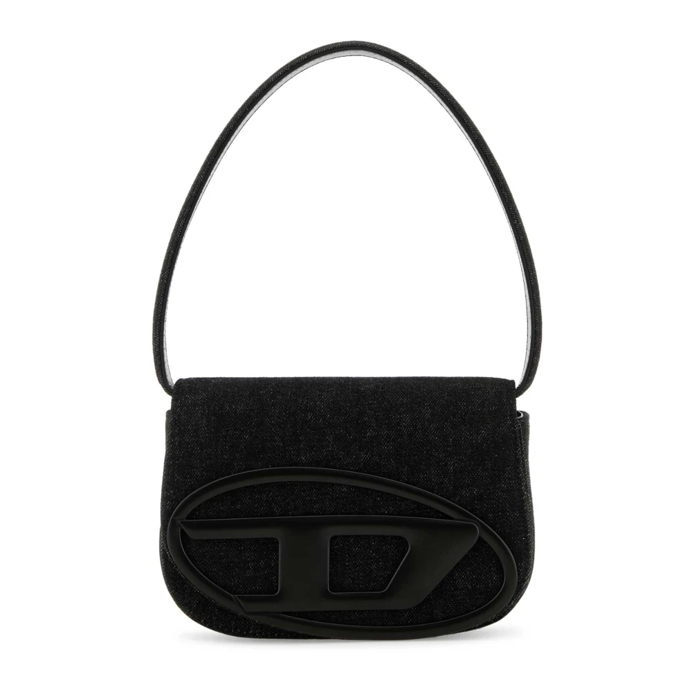 Diesel Women's Black Denim Shoulder Bag