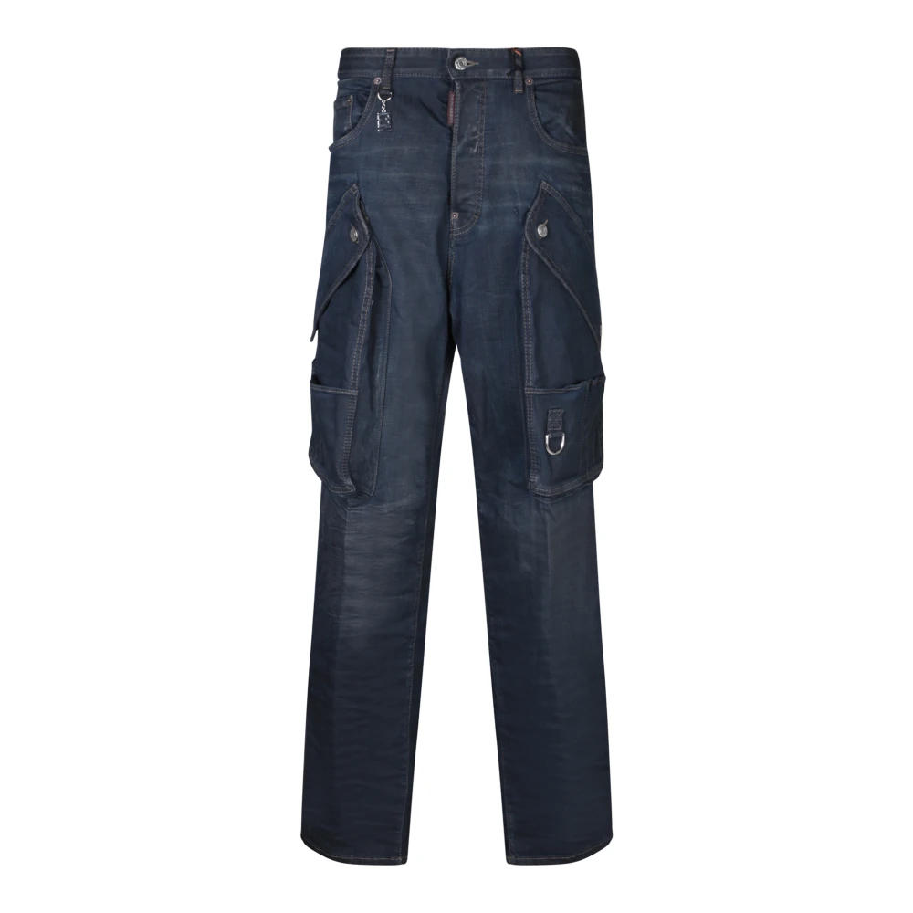 Dsquared2 Women's Blue Straight Jeans,, Slim Fit Jeans 2XS
