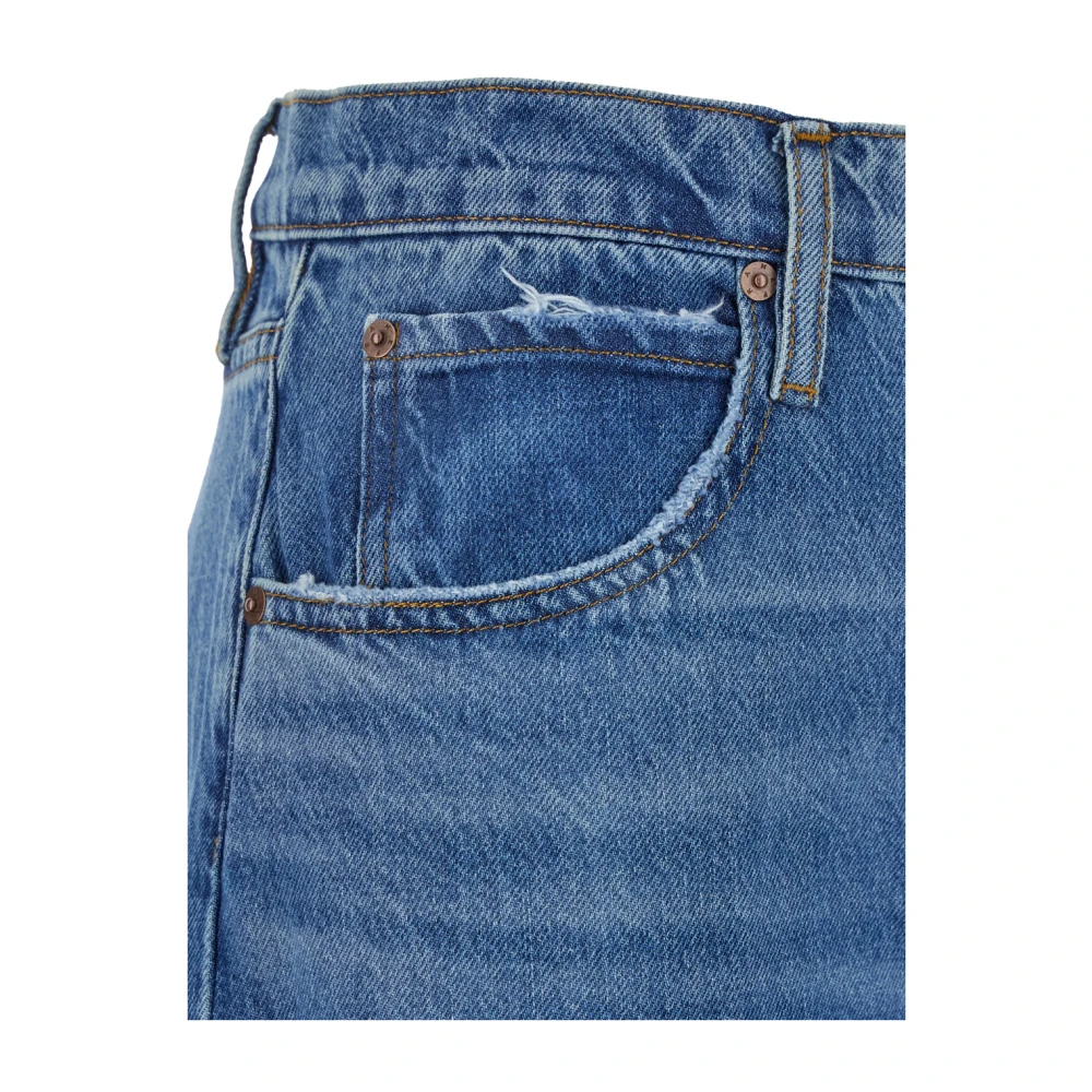 Frame Barrel Jeans Blue Dames