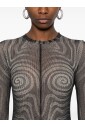 robe-longue-en-maille-noire-imprimee-spiral