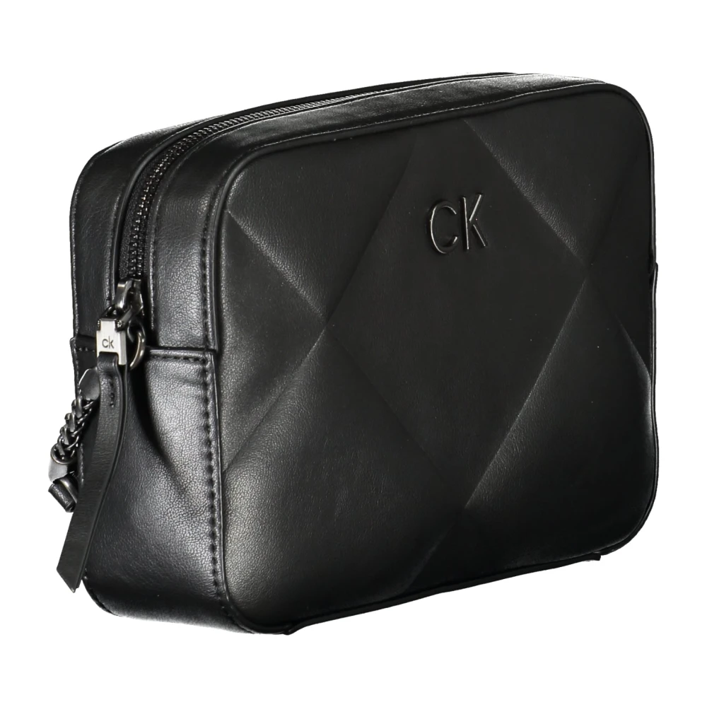 Calvin Klein Zwarte Crossbody Tas met Verstelbare Band Black Dames
