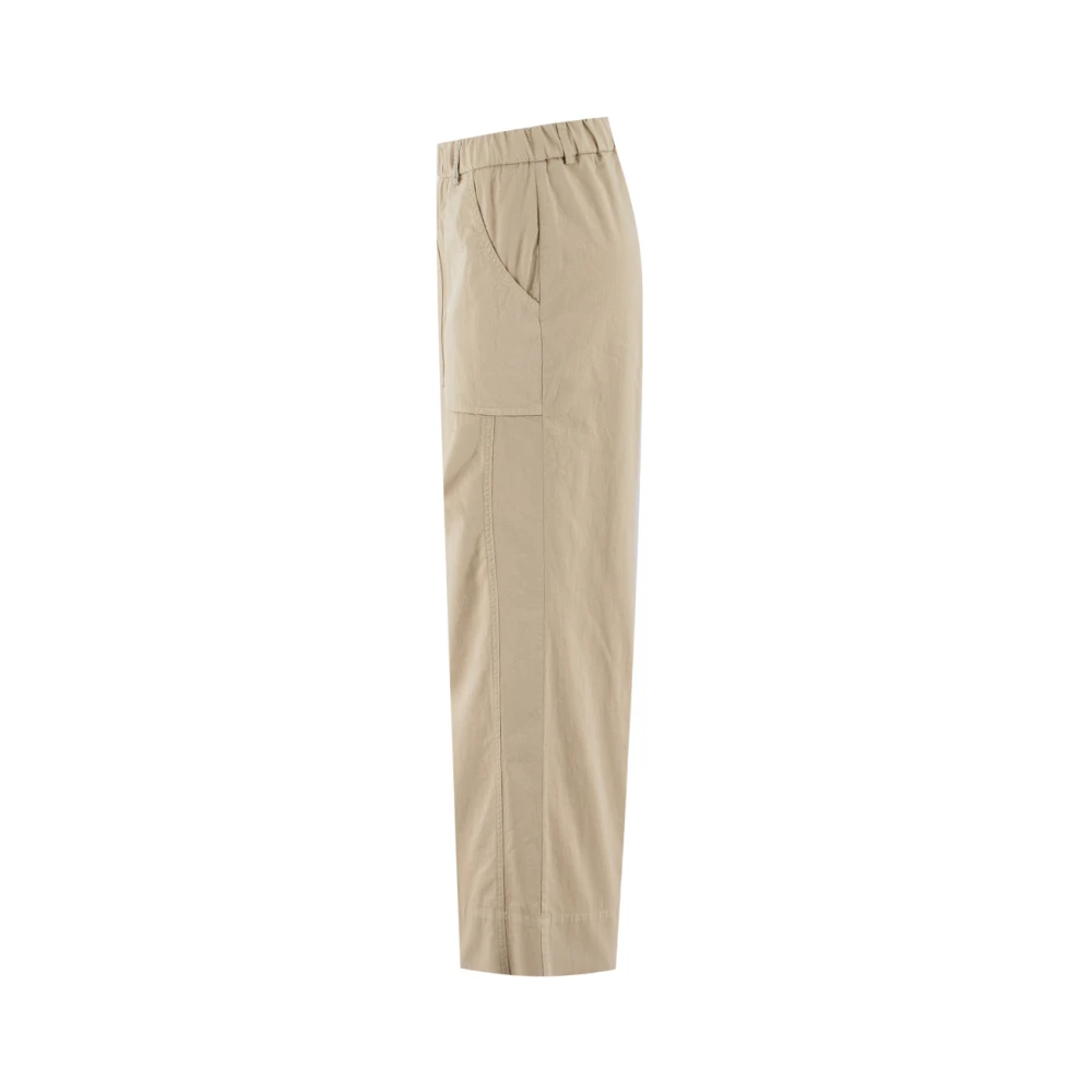 Panicale Wide Trousers Beige Dames