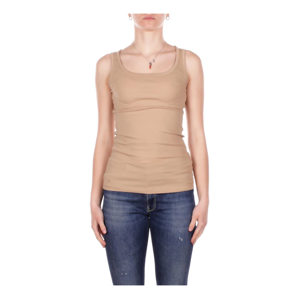 Ralph Lauren Donna Beige Top, S, New,