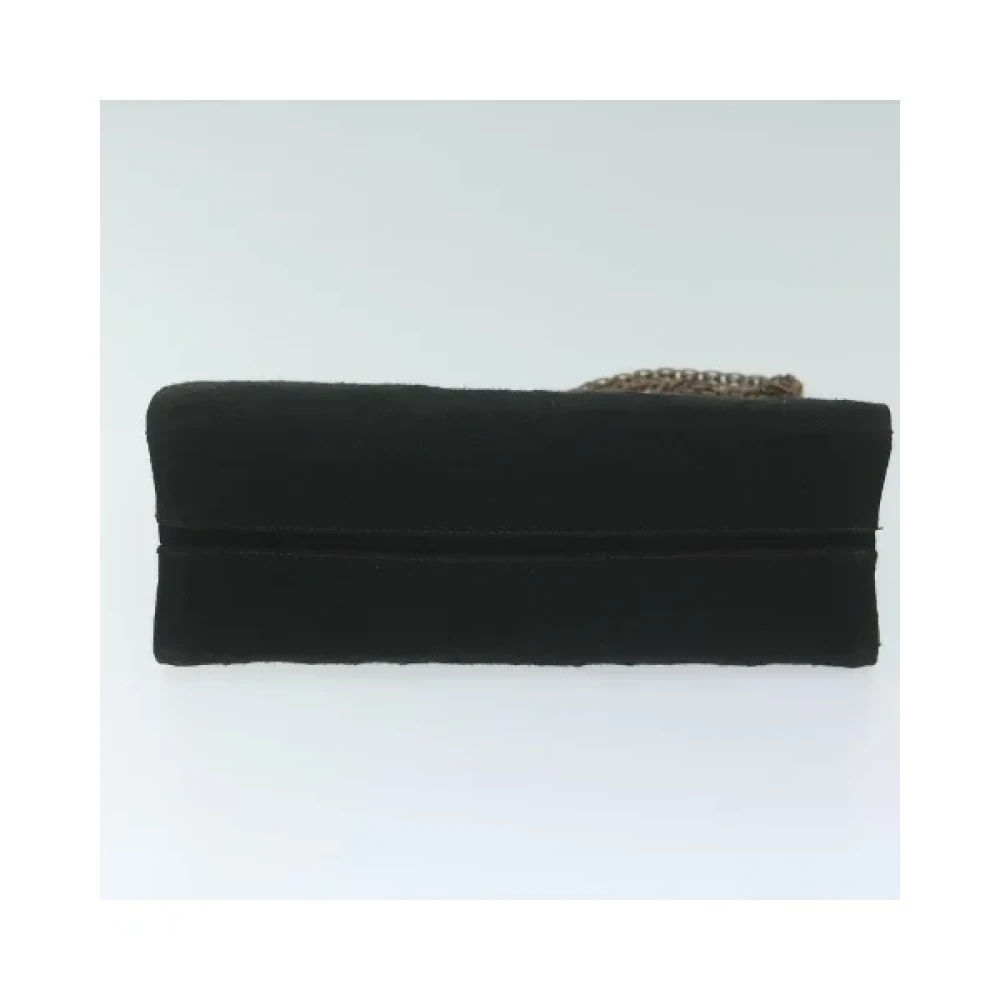 Chanel Vintage Pre-owned Cotton chanel-bags Black Dames