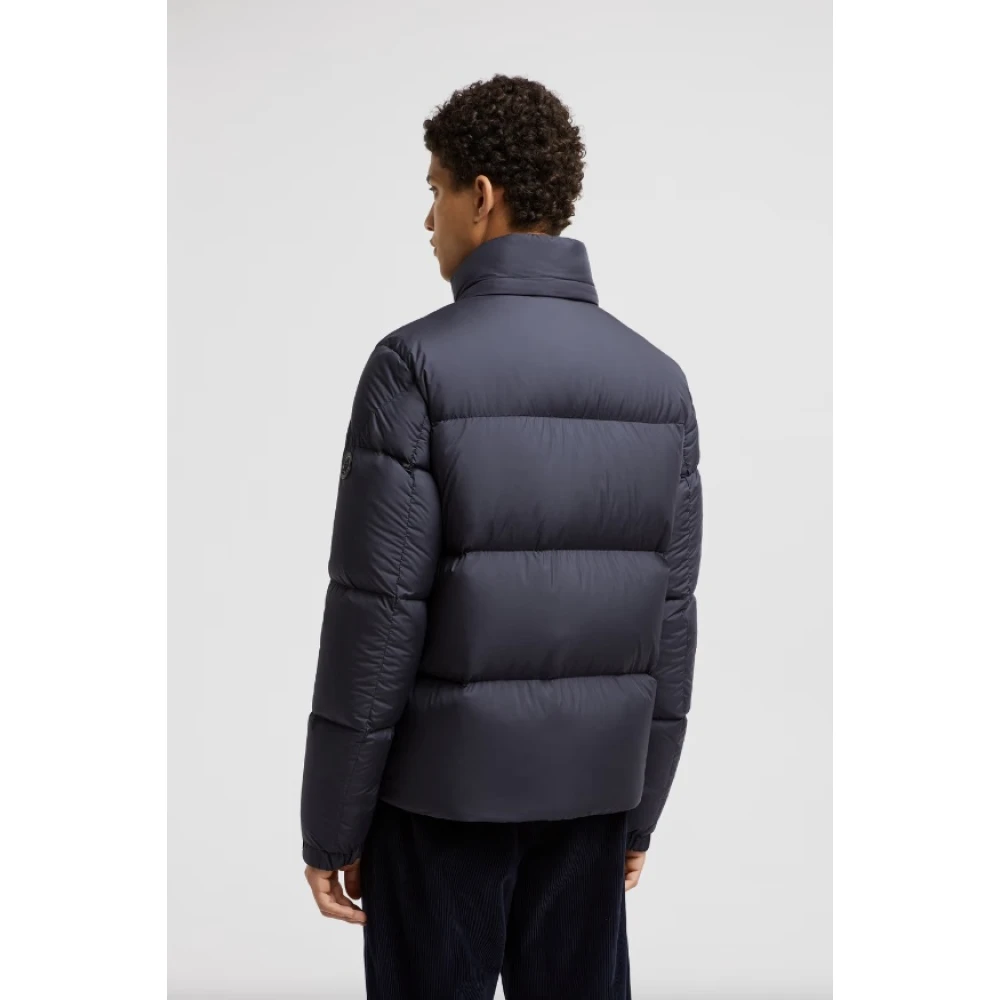 Moncler Korte Donsjas Blue Heren