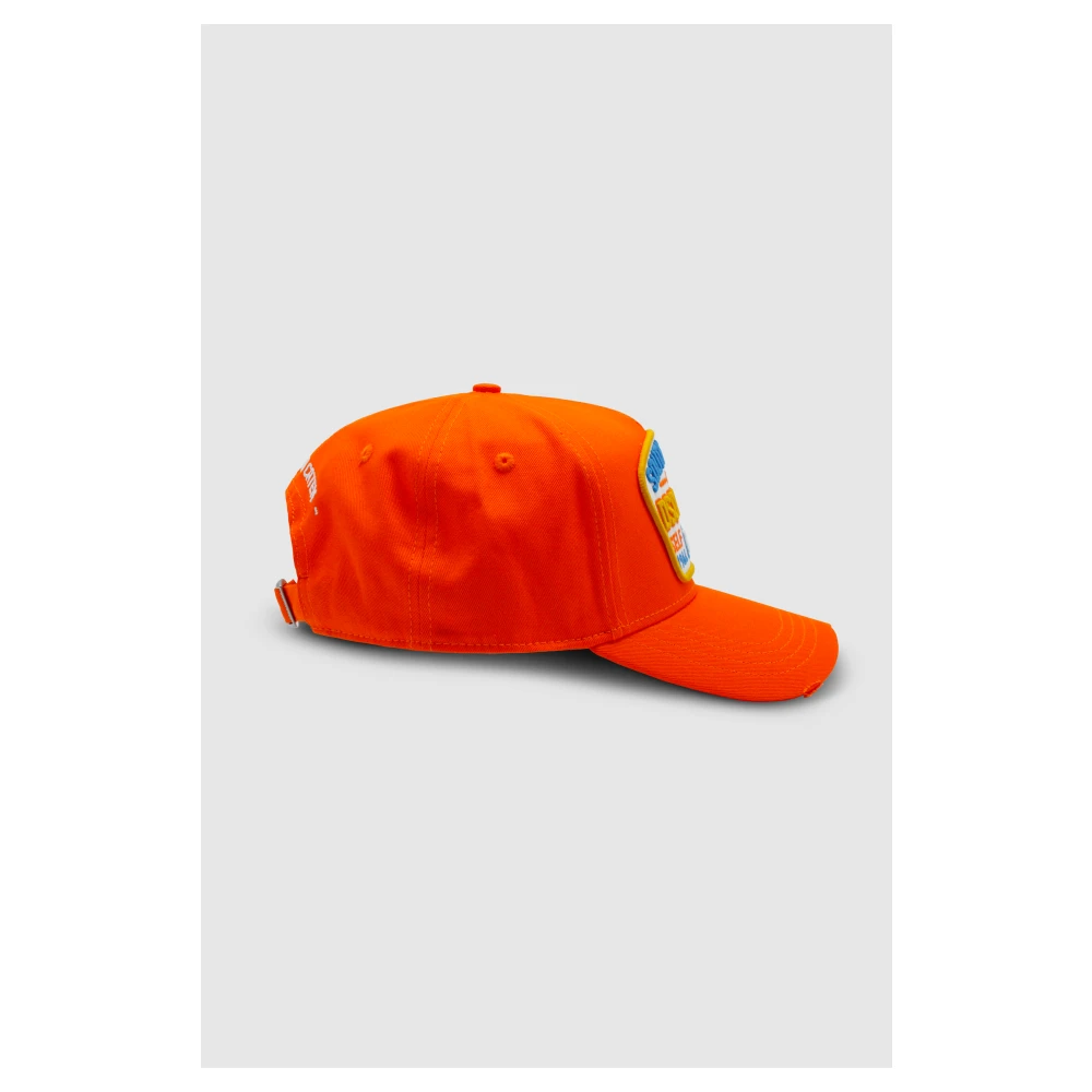 Dsquared2 Caps Orange Heren