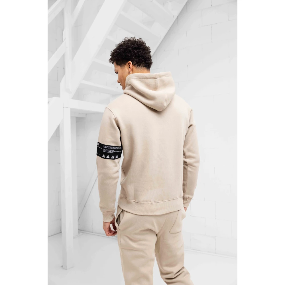 Quotrell Beige Heren Trainingspak Hoodie Winter Beige Heren