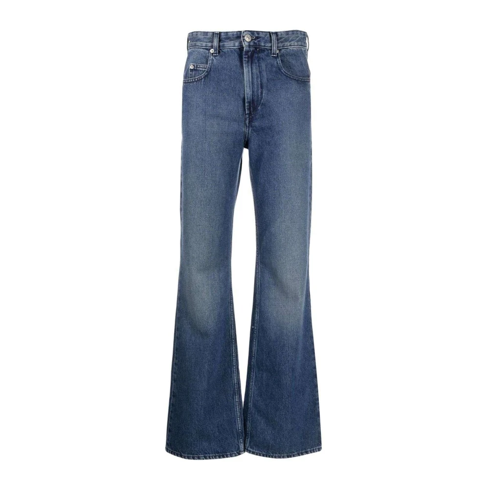 Isabel Marant Étoile Flared denim jeans met bohemian silhouet Blue Dames