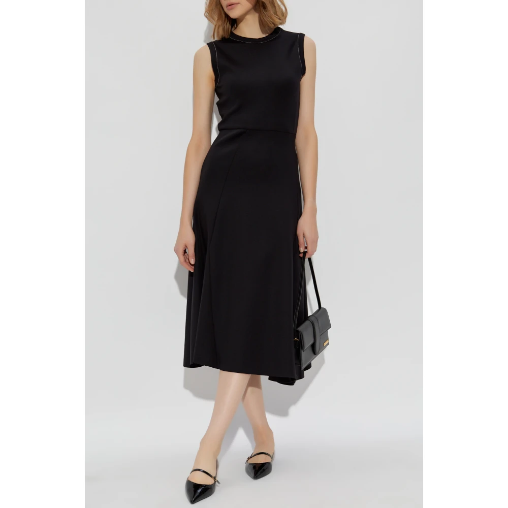 Fabiana Filippi Mouwloze jurk Black Dames