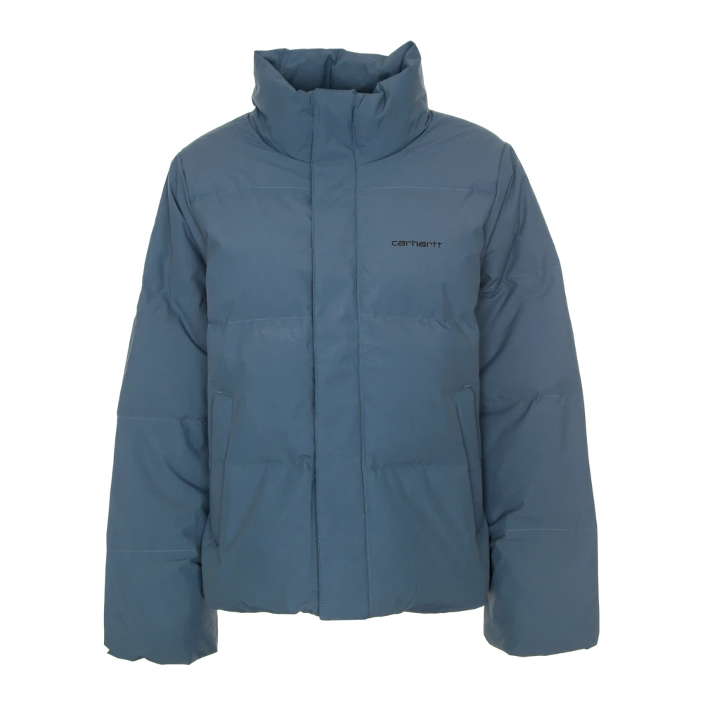 Carhartt WIP Lichte donsjas met opstaande kraag Blue Heren