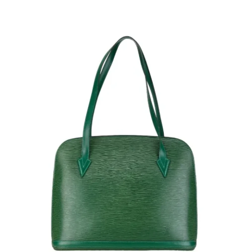 Louis Vuitton Vintage Pre-owned Leather totes Green Dames