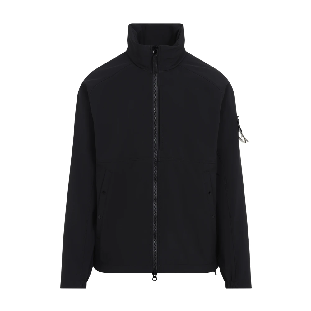 Stone Island Svart jacka för moderna män Black, Herr