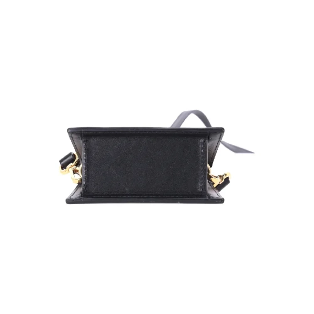 Jacquemus Pre-owned Leather handbags Black Dames