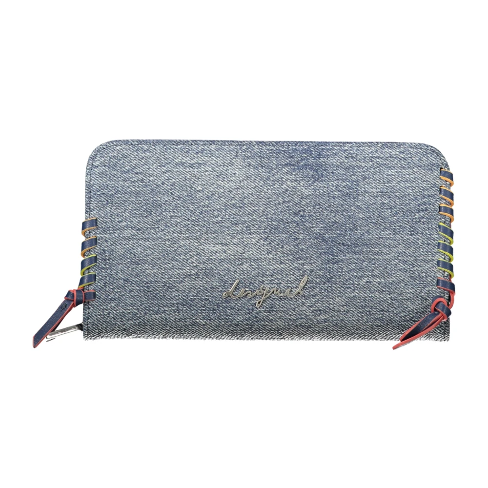 Desigual Damen Blau Mone Torio Geldbörse